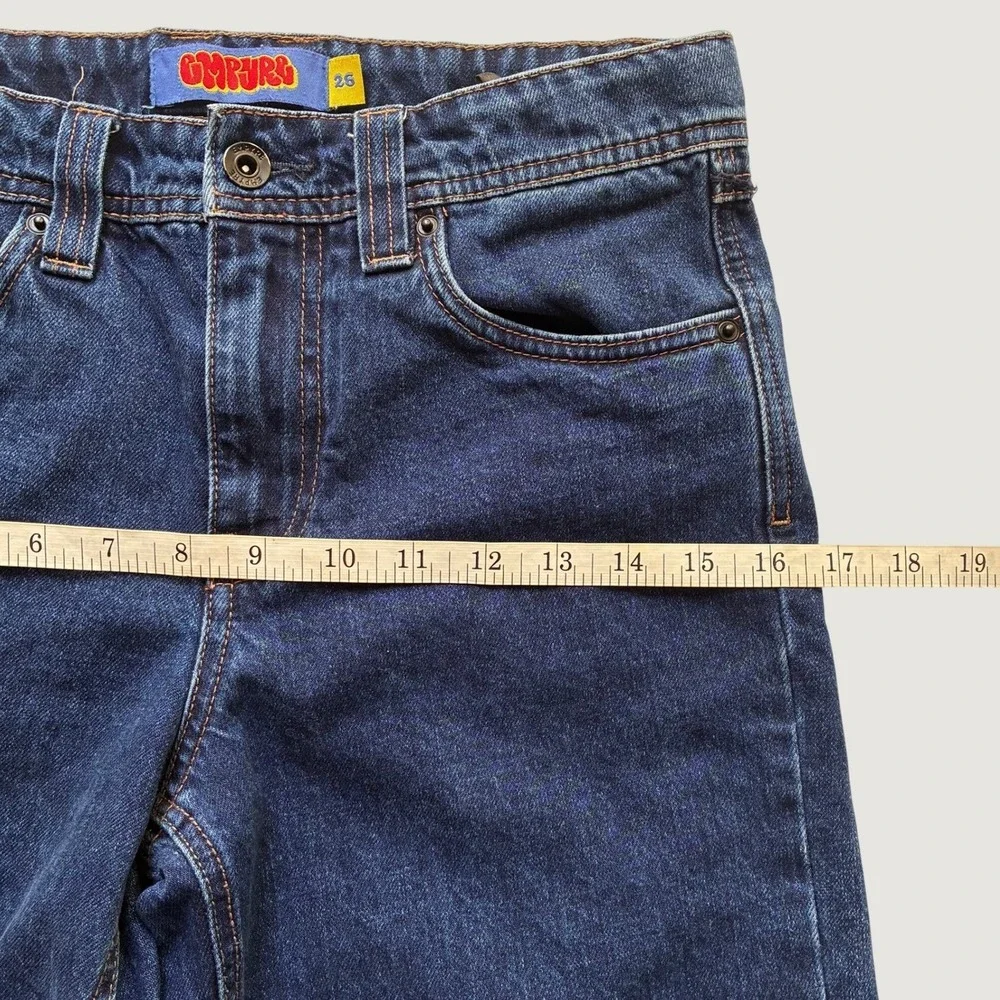 Empyre Loose Fit Denim Jorts Skate Shorts Size 26 Baggy Y2K Skater Streetwear